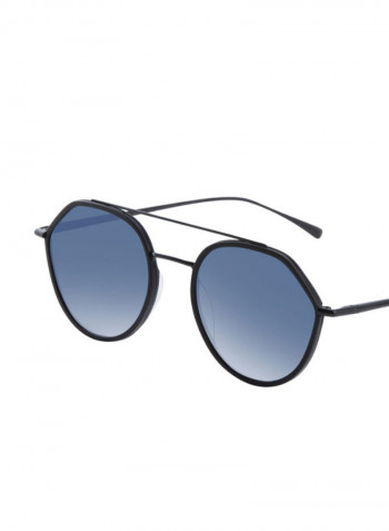 Men's Round Frame Sunglasses - Lens Size: 53 mm