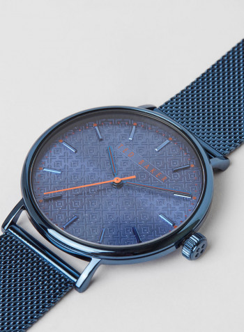 Men's Mimosaa Watch With Blue Dial And Stainless Steel Bracelet