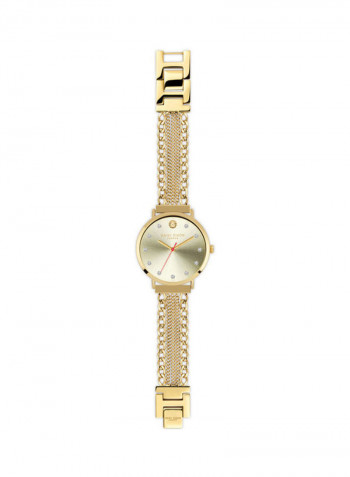 Women's Watch With Gold Chain Bracelet