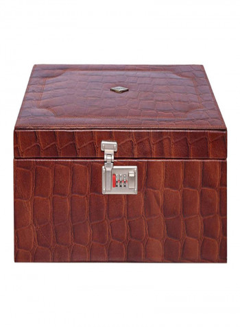 Leather Watches And Jewellery Box