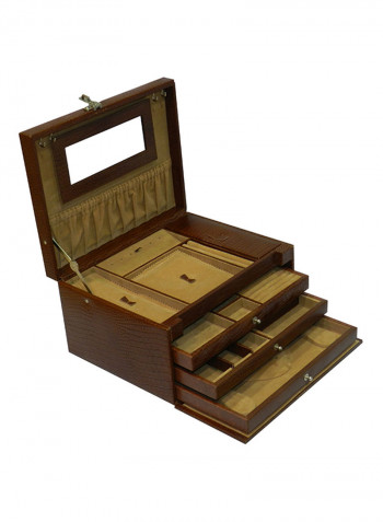 Genuine Leather Designer Jewellery Box