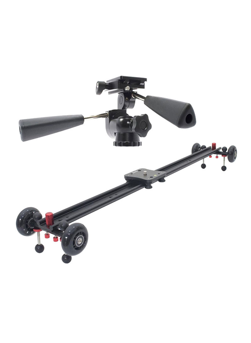 Tripod Ball Head For DSLR And Camcorder Black