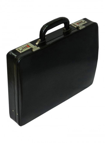 Leather Briefcase Black