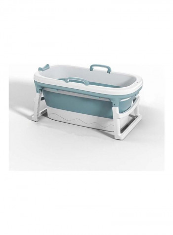 Folding Bathtub Massage Blue 120x63x23cm