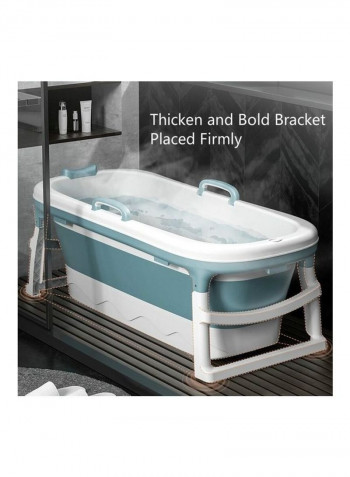 Folding Bathtub Massage Blue 120x63x23cm