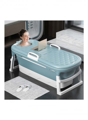Folding Bathtub Massage Blue 120x63x23cm