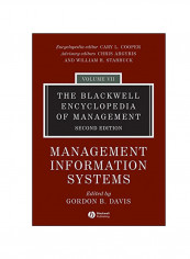 The Blackwell Encyclopedia Of Management: Management Information Systems Hardcover 2