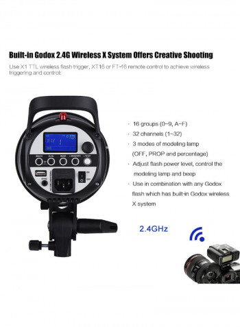 SK400II Studio Flash Strobe Light Black