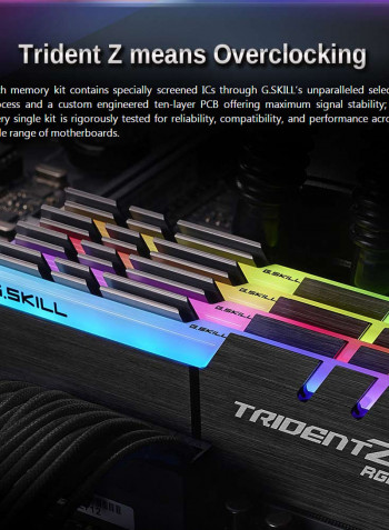 RGB Series 8GB DDR4 3000MHz F4-3000C16S-8GTZR Trident Z Black