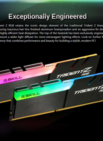 RGB Series 8GB DDR4 3000MHz F4-3000C16S-8GTZR Trident Z Black