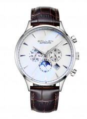 Men's Leather Chronograph Watch LEN67946
