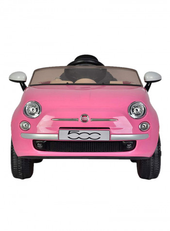 Fiat 500 Children'S Ride On Electric Car 48 x 23 x 20inch