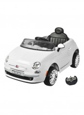 Fiat 500 Children'S Ride On Electric Car 48 x 23 x 20inch