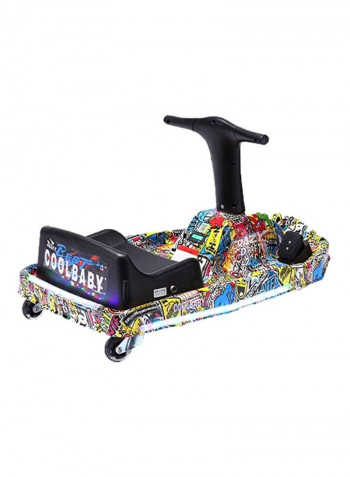 Electric Drifting 360-Degree Rotatable Ride On Toy 88x62x35cm