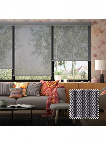Single Sunscreen Collection 2 Roller Window Shades Grey 200x150cm