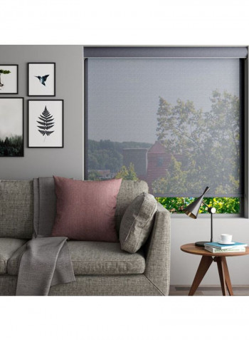 Single Sunscreen Collection 2 Roller Blackout Window Shade Grey 200x150cm