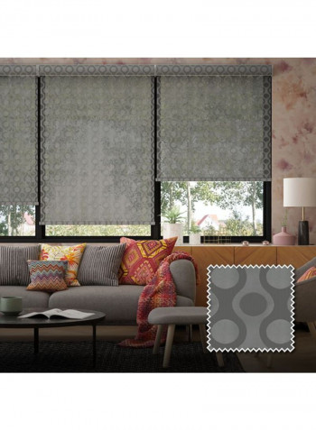 Single Sunscreen Collection 2 Roller Blackout Window Shade Grey 200x175cm