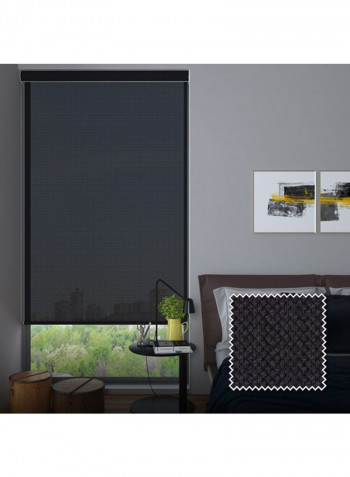 Single Sunscreen Collection 2 Roller Window Shade Black 200x150cm