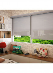 Single Sunscreen Collection 2 Roller Window Shade Light Grey 200x150cm