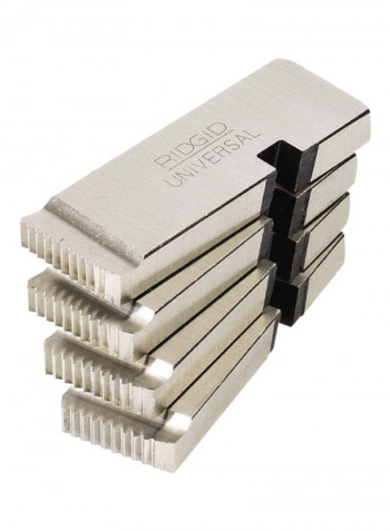 4-Piece Pipe Thread Die Set Silver