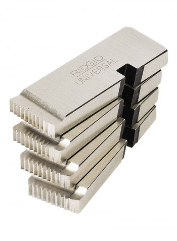 Pack Of 4 NPT Universal Pipe Die Set Silver