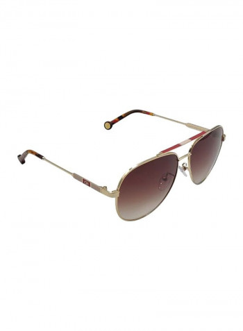 UV Protection Aviator Sunglasses - Lens Size: 58 mm للبنات