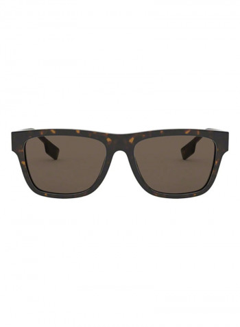 Men's Full Rim Square Sunglasses - Lens Size: 56 mm