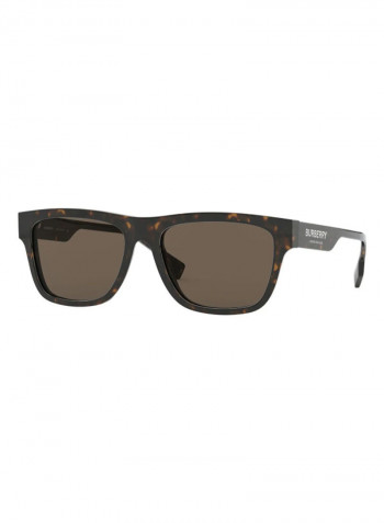 Men's Full Rim Square Sunglasses - Lens Size: 56 mm