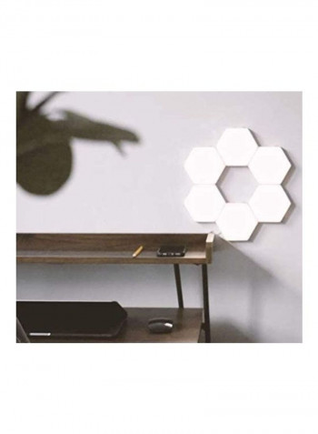 10 Pcs/set Touch Sensitive Modular Light Magnetic Creative LED White 22.4 x 17.6 x 12.2cm