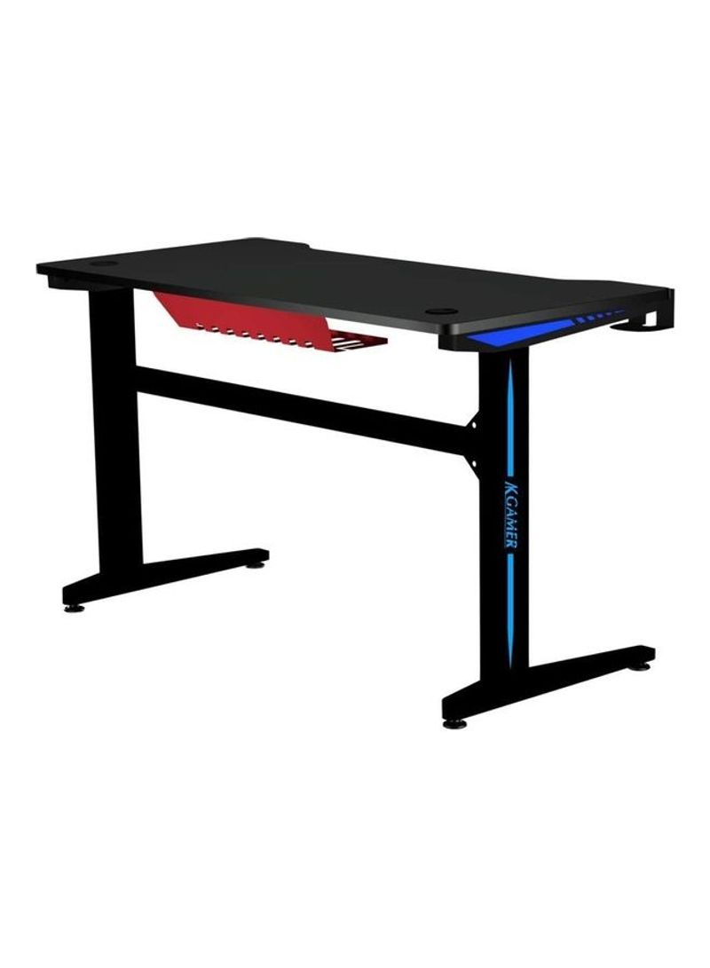 Computer Table With RGB LED Light Black