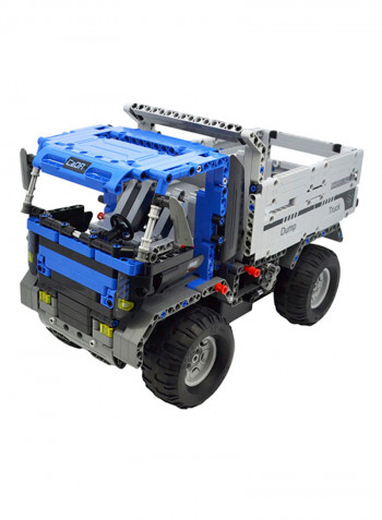 2-In-1 Remote Control Building Block Dump Truck