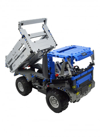 2-In-1 Remote Control Building Block Dump Truck