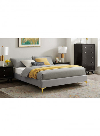 Sutton Twin Bed Frame Grey 200x120cm