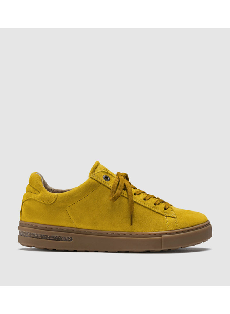 Lace Up Stylish Low Top Sneaker Yellow