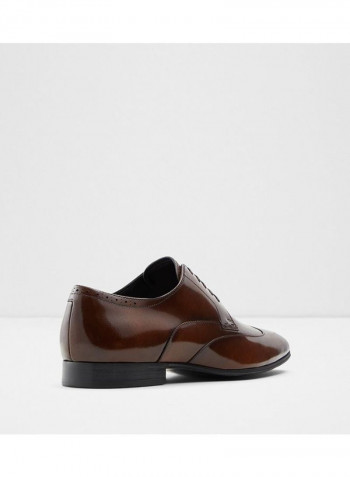 Leelen Derby Formal Shoes Brown