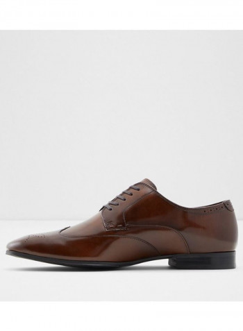 Leelen Derby Formal Shoes Brown