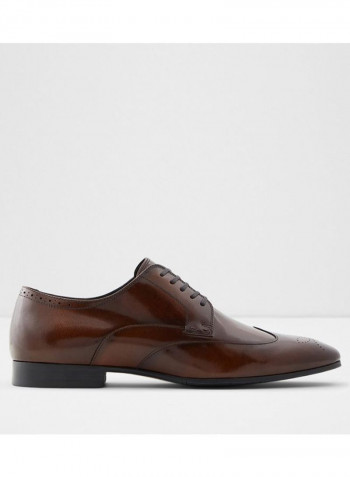 Leelen Derby Formal Shoes Brown