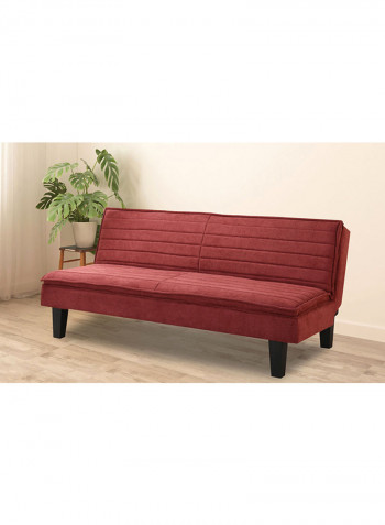 Lucas Sofa Bed Red 180x84x110cm