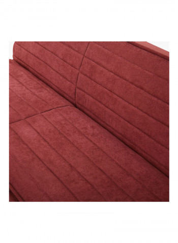 Lucas Sofa Bed Red 180x84x110cm
