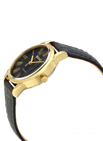 Men's Leather Analog Watch SXDG32P1