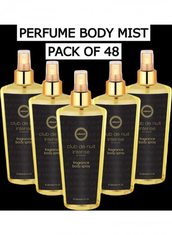 Set Of 48 Club De Nuit Intense Women Body Mists 48 x 250ml