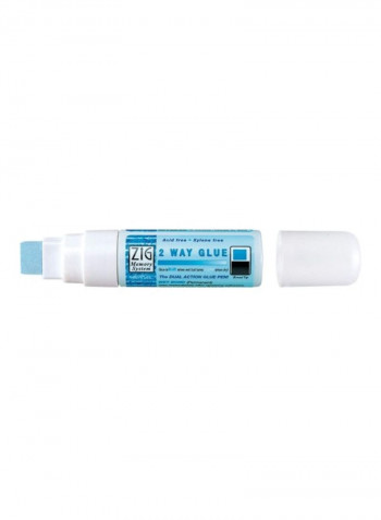 12-Piece Two Way Glue Stick Blue