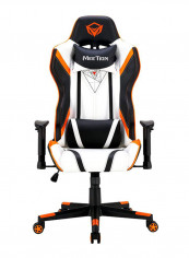 Adjustable Handrail And Scalable Foot Rest Gaming Chair