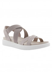 Wide Strap Flowt Slip-On Sandals Pink/Beige/White