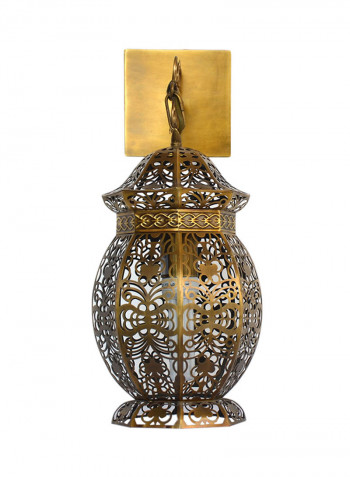 Indoor Arabic Wall Light Gold 20x60centimeter