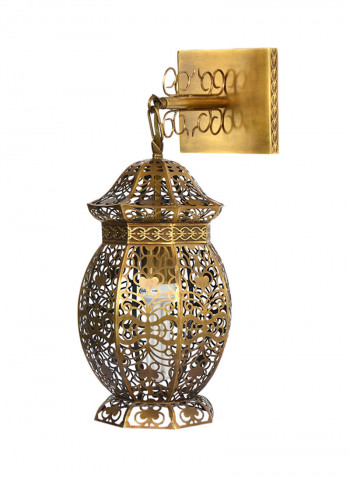 Indoor Arabic Wall Light Gold 20x60centimeter