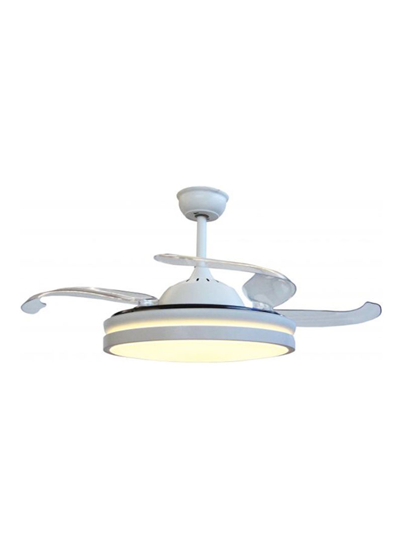 LED Ceiling Lamp With Fan White 29x54centimeter