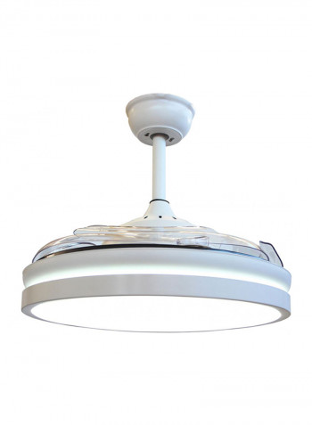 LED Ceiling Lamp With Fan White 29x54centimeter