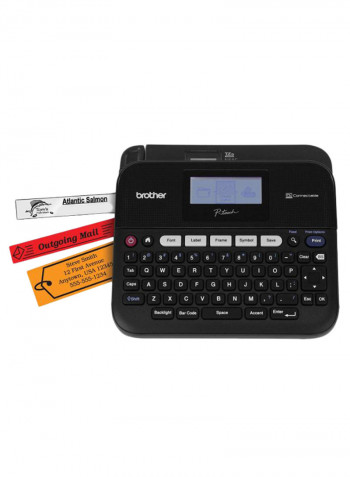 PC-Connectable Label Printer Black