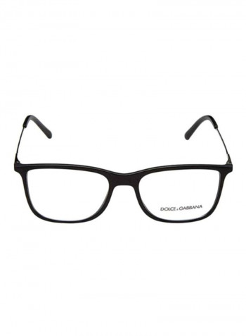Men's Square Eyeglass Frame - Lens Size: 55 mm